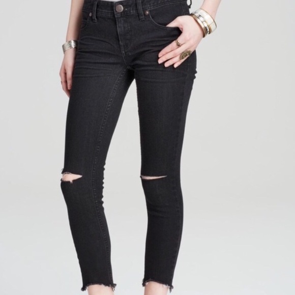 Free People Denim - Free People black Shark Bite jeans NWOT